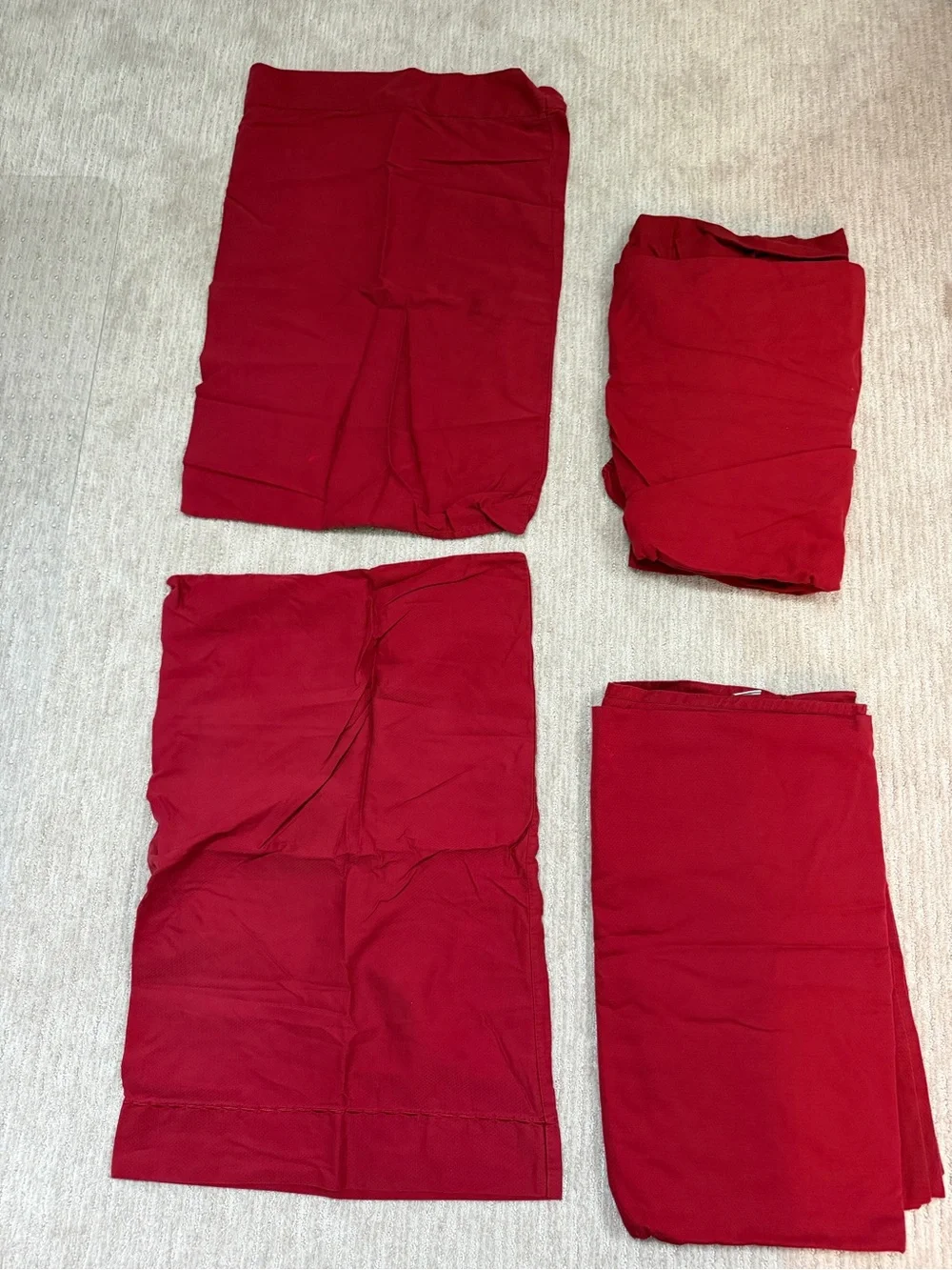 WAVERLY HOME Vintage Red Sheet set Full/Queen